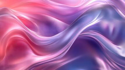 Obraz premium Soft waves of vibrant hues blend together, creating a tranquil and artistic ambiance of color