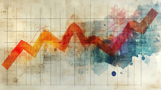 A Falling Arrow Chart visually represents a downward trend, using arrows to indicate the decrease in data points over time.