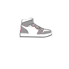 vector illustration of a shoe