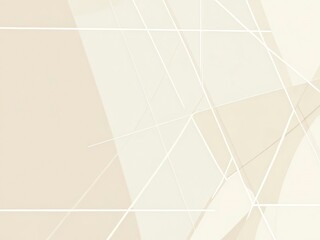 Abstract Beige and White Geometric Lines: A Serene Minimalist Design