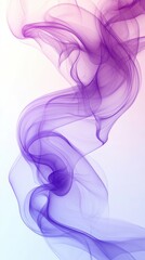 Obraz premium Swirling purple smoke dances gracefully in soft light creating an ethereal effect