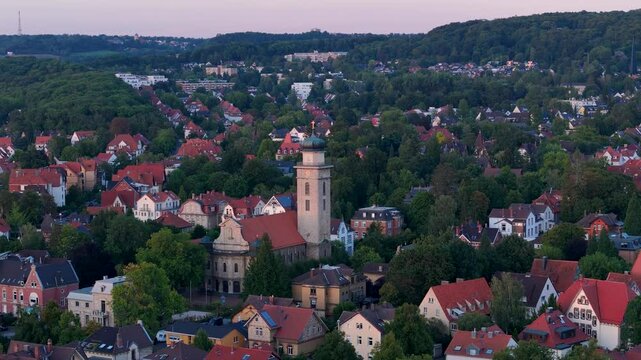 G&ouml;ttingen, Germany- 19th Century Flyover (St. Paul's Parish Church)