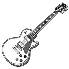 Obraz premium guitar vector image