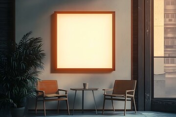 Empty Billboard or Sign Board for Poster Advertising