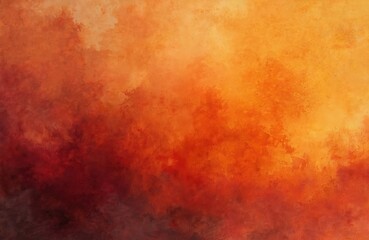 Abstract background with blend of orange, red, dark brown colors. Watercolor texture of banner stone or paper. Burned and charred effect with grunge elements design.