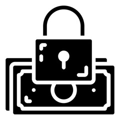 confidentiality vector glyph icon
