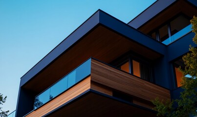 Modern architecture showcasing clean lines and minimalist design aesthetic