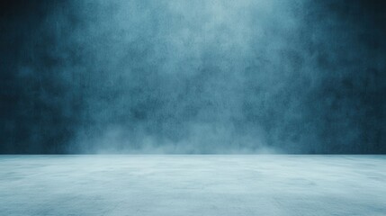 Dark Blue Grunge Background with Subtle Texture for Photography Use