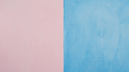 Fototapeta premium Pastel pink and blue textured background for design