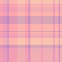 Fashion fabric texture tartan, down seamless pattern background. Discount check textile plaid vector in red and light colors.