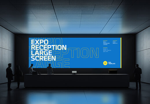 Event Reception Screen Mockup Generated With AI