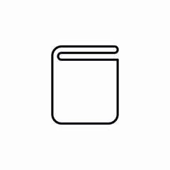 book education learning icon vector sign