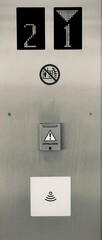 elevator control panel, germany