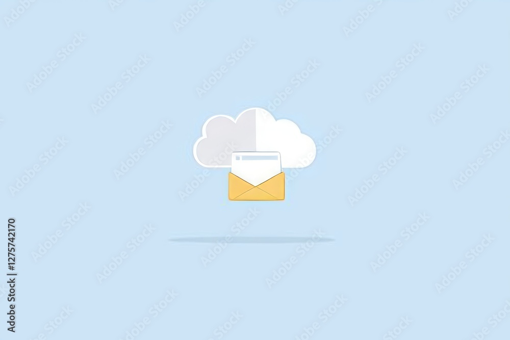 Poster a cloud concept based on encrypted file transfers enables secure remote connections between two fold