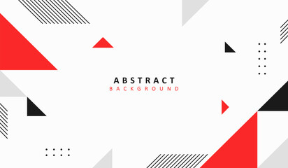 Modern elegant abstract geometric red and black background vector design