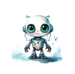 Kleiner Spielzeug Roboter Kinderbild	