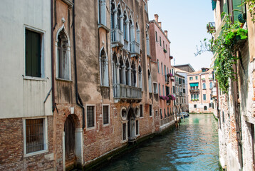 Fototapeta premium the splendid ancient palaces of beautiful Venice