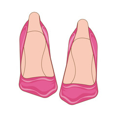 Heels Style Illustration