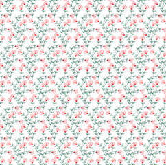 seamless pattern with hearts