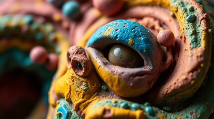 close up of a peacock