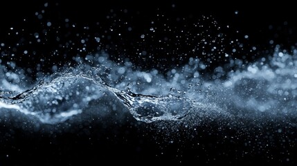 Stunning Water Splash Abstract Art Photography