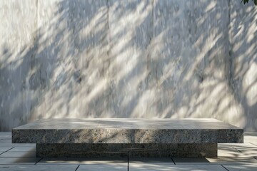 Fototapeta premium Modern Grey Stone Platform Display