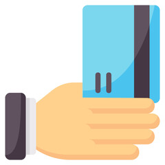 card payment vector flat icon