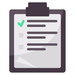 checklist vector flat icon