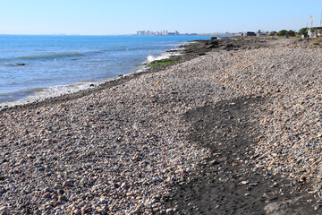 The Grau Vell beach on a sunny day