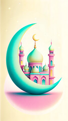 Obraz premium Holy Month of Ramadan: Spiritual and Cultural Celebration