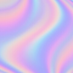 Fototapeta premium A holographic iridescent texture shifting between pastel pink