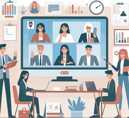 Virtual Team Meetings and Online Business Collaboration
