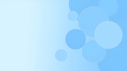 Abstract blue background with water drops and bubbles