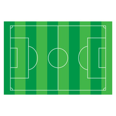 image of a soccer field vector illustration