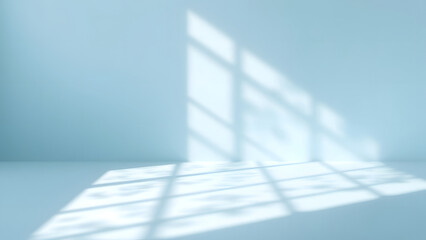 Obraz premium Bright empty room with windows and white walls