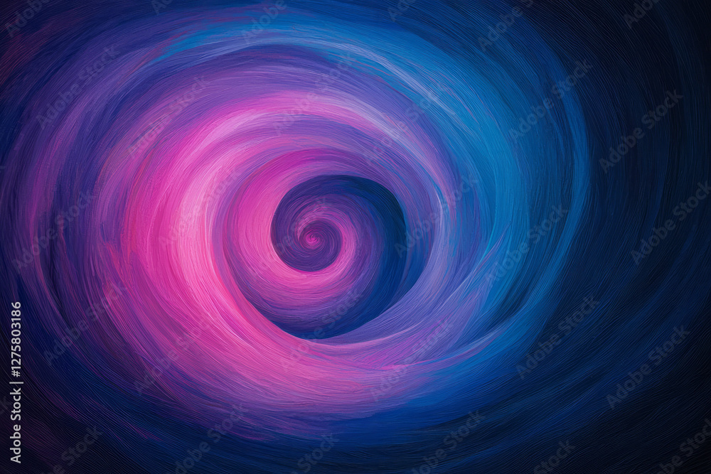 Aufkleber Abstract swirl combining swirling blue lines and streaks of luminous red, evoking movement and