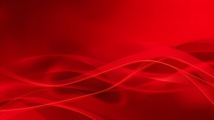 Red flowing silk background with soft wavy texture