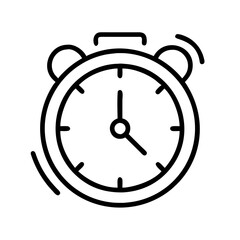 clock deadline icon, clock deadline line art - simple line art of clock deadline, perfect for clock deadline logos and icons