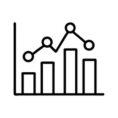 metrics icon, metrics line art - simple line art of metrics, perfect for metrics logos and icons