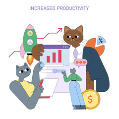 Business. Flat Vector Illustration