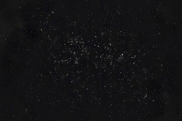 Abstract Space Galaxy with Sparkling Stars 