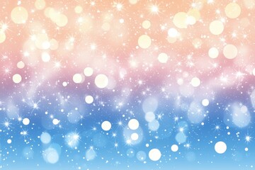 Obraz premium Soft Pastel Background with Bokeh Lights and Sparkling Effects