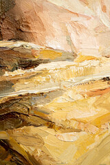 .GIRL with a scarf on her head. Portrait of a woman on a black background. Oil painting on canvas.