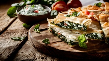 Scrumptious Greek Spinach Pie with Feta - A Culinary Delight