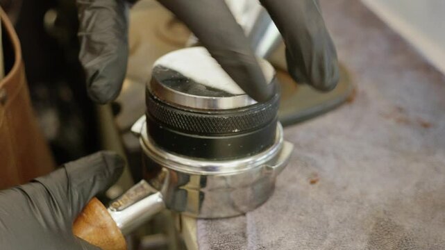 Discover expert barista techniques for mastering espresso machine skills in a cozy coffee shop.