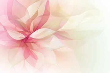 Soft Abstract Background with Flower Petals in Delicate Pastel Tones
