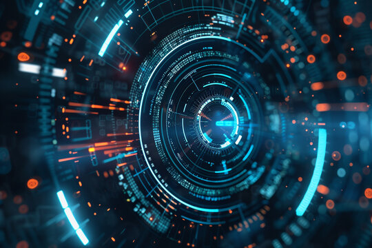  Technology and Artificial Intelligence (AI) Brain Animation