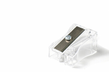 Sharpener on white background
