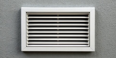 Abstract Black and White Striped Vent, Modern Industrial Air Vent Design, Architectural Detail