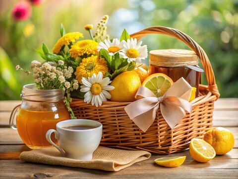 Get Well Soon: Supportive Gift Basket & Warm Wishes